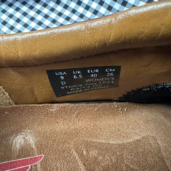 Red Wing Shoes 1621 Women Slip On Brown Leather Chunky Work Clog Size 9 - Picture 5 of 7